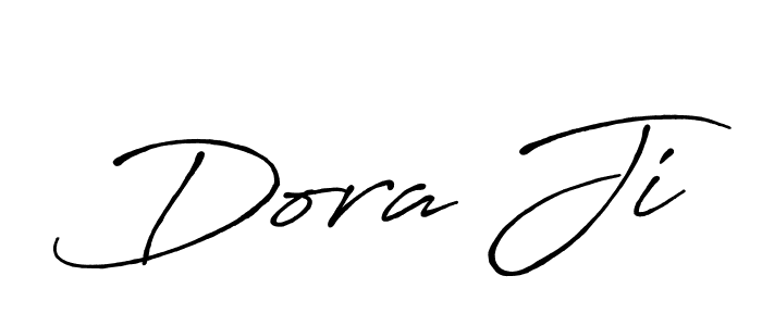 You should practise on your own different ways (Antro_Vectra_Bolder) to write your name (Dora Ji) in signature. don't let someone else do it for you. Dora Ji signature style 7 images and pictures png