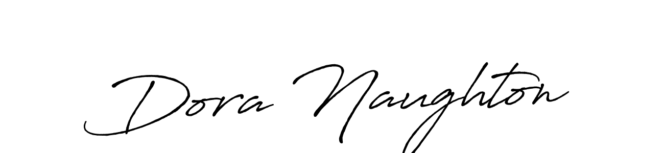 How to make Dora Naughton name signature. Use Antro_Vectra_Bolder style for creating short signs online. This is the latest handwritten sign. Dora Naughton signature style 7 images and pictures png