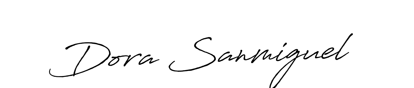 Once you've used our free online signature maker to create your best signature Antro_Vectra_Bolder style, it's time to enjoy all of the benefits that Dora Sanmiguel name signing documents. Dora Sanmiguel signature style 7 images and pictures png