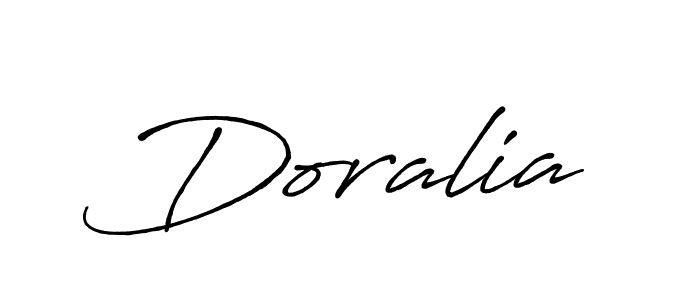 The best way (Antro_Vectra_Bolder) to make a short signature is to pick only two or three words in your name. The name Doralia include a total of six letters. For converting this name. Doralia signature style 7 images and pictures png