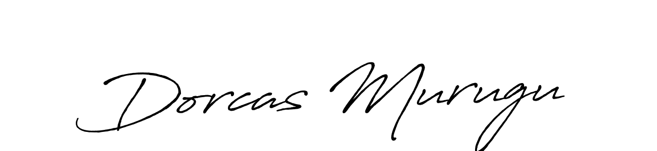 Dorcas Murugu stylish signature style. Best Handwritten Sign (Antro_Vectra_Bolder) for my name. Handwritten Signature Collection Ideas for my name Dorcas Murugu. Dorcas Murugu signature style 7 images and pictures png