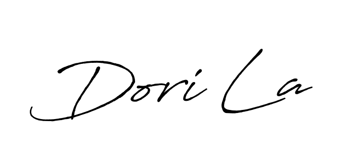 The best way (Antro_Vectra_Bolder) to make a short signature is to pick only two or three words in your name. The name Dori La include a total of six letters. For converting this name. Dori La signature style 7 images and pictures png