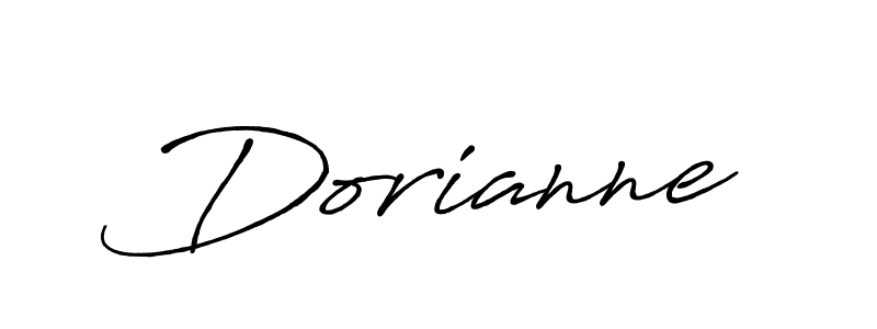 Create a beautiful signature design for name Dorianne. With this signature (Antro_Vectra_Bolder) fonts, you can make a handwritten signature for free. Dorianne signature style 7 images and pictures png