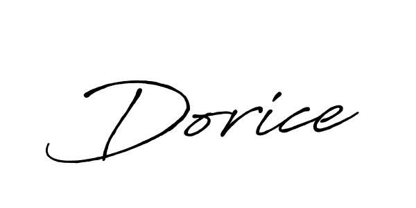 How to make Dorice signature? Antro_Vectra_Bolder is a professional autograph style. Create handwritten signature for Dorice name. Dorice signature style 7 images and pictures png