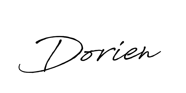 It looks lik you need a new signature style for name Dorien. Design unique handwritten (Antro_Vectra_Bolder) signature with our free signature maker in just a few clicks. Dorien signature style 7 images and pictures png