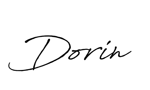 Use a signature maker to create a handwritten signature online. With this signature software, you can design (Antro_Vectra_Bolder) your own signature for name Dorin. Dorin signature style 7 images and pictures png