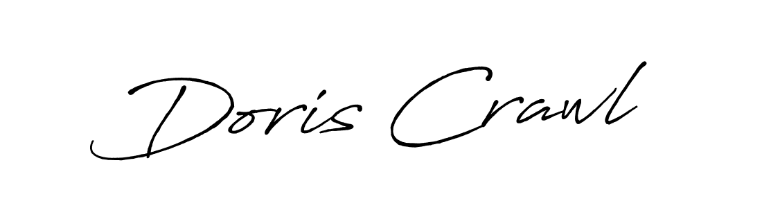 Create a beautiful signature design for name Doris Crawl. With this signature (Antro_Vectra_Bolder) fonts, you can make a handwritten signature for free. Doris Crawl signature style 7 images and pictures png