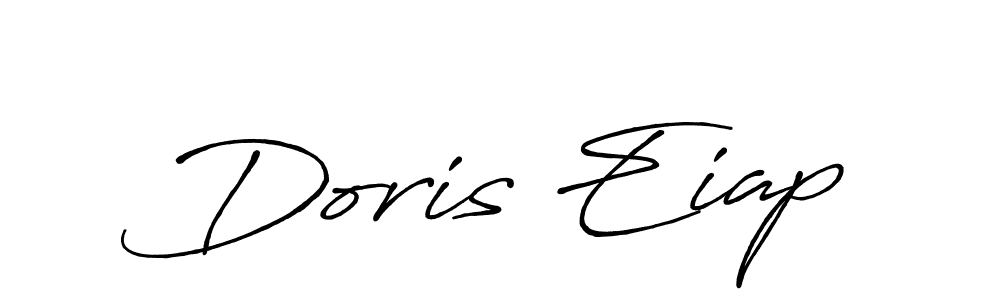 Similarly Antro_Vectra_Bolder is the best handwritten signature design. Signature creator online .You can use it as an online autograph creator for name Doris Eiap. Doris Eiap signature style 7 images and pictures png