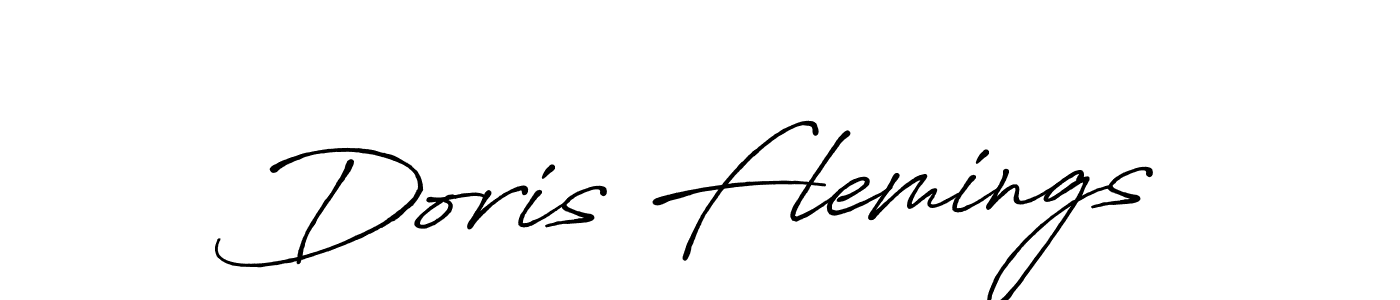 Design your own signature with our free online signature maker. With this signature software, you can create a handwritten (Antro_Vectra_Bolder) signature for name Doris Flemings. Doris Flemings signature style 7 images and pictures png