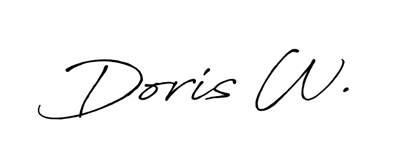 You can use this online signature creator to create a handwritten signature for the name Doris W.. This is the best online autograph maker. Doris W. signature style 7 images and pictures png