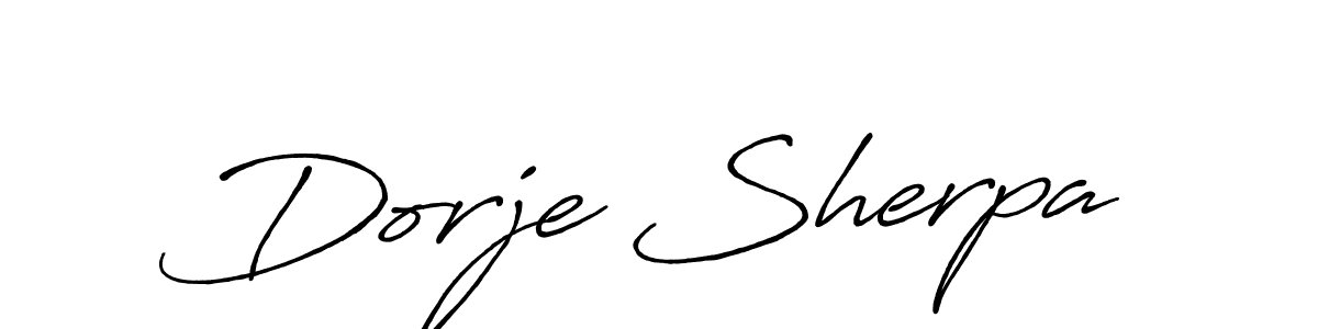 Once you've used our free online signature maker to create your best signature Antro_Vectra_Bolder style, it's time to enjoy all of the benefits that Dorje Sherpa name signing documents. Dorje Sherpa signature style 7 images and pictures png