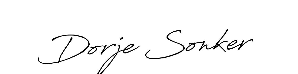 Also You can easily find your signature by using the search form. We will create Dorje Sonker name handwritten signature images for you free of cost using Antro_Vectra_Bolder sign style. Dorje Sonker signature style 7 images and pictures png