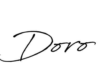 It looks lik you need a new signature style for name Doro. Design unique handwritten (Antro_Vectra_Bolder) signature with our free signature maker in just a few clicks. Doro signature style 7 images and pictures png