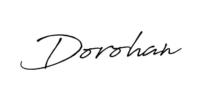 You should practise on your own different ways (Antro_Vectra_Bolder) to write your name (Dorohan) in signature. don't let someone else do it for you. Dorohan signature style 7 images and pictures png