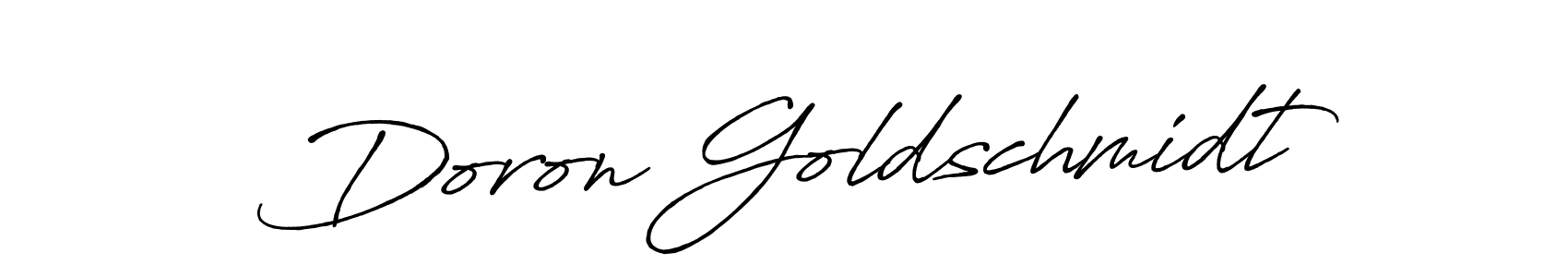 Doron Goldschmidt stylish signature style. Best Handwritten Sign (Antro_Vectra_Bolder) for my name. Handwritten Signature Collection Ideas for my name Doron Goldschmidt. Doron Goldschmidt signature style 7 images and pictures png