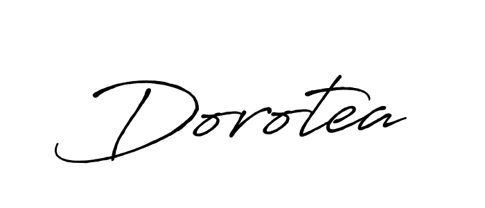 Design your own signature with our free online signature maker. With this signature software, you can create a handwritten (Antro_Vectra_Bolder) signature for name Dorotea. Dorotea signature style 7 images and pictures png