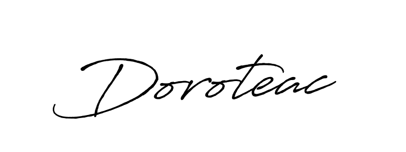 How to make Doroteac name signature. Use Antro_Vectra_Bolder style for creating short signs online. This is the latest handwritten sign. Doroteac signature style 7 images and pictures png