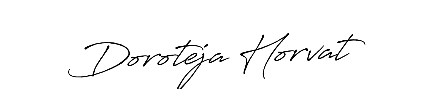 Once you've used our free online signature maker to create your best signature Antro_Vectra_Bolder style, it's time to enjoy all of the benefits that Doroteja Horvat name signing documents. Doroteja Horvat signature style 7 images and pictures png