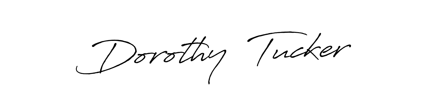 The best way (Antro_Vectra_Bolder) to make a short signature is to pick only two or three words in your name. The name Dorothy  Tucker include a total of six letters. For converting this name. Dorothy  Tucker signature style 7 images and pictures png