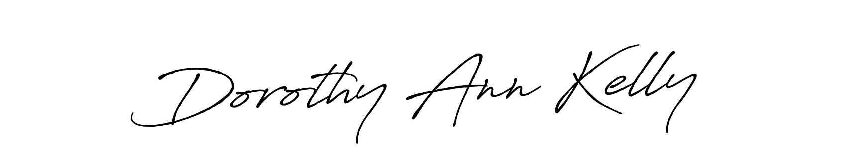 Make a beautiful signature design for name Dorothy Ann Kelly. With this signature (Antro_Vectra_Bolder) style, you can create a handwritten signature for free. Dorothy Ann Kelly signature style 7 images and pictures png