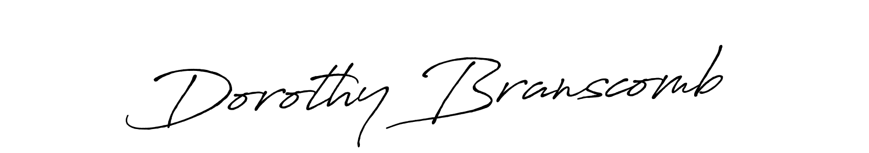 You should practise on your own different ways (Antro_Vectra_Bolder) to write your name (Dorothy Branscomb) in signature. don't let someone else do it for you. Dorothy Branscomb signature style 7 images and pictures png