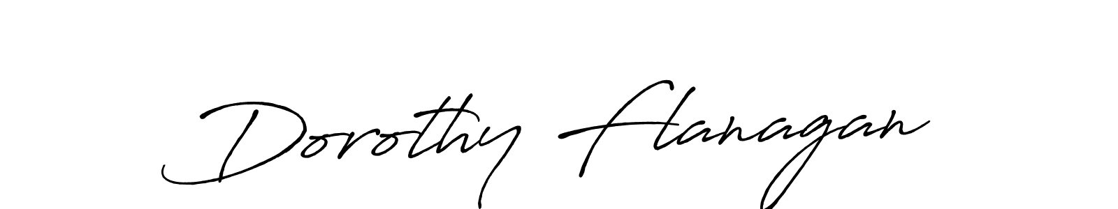 How to make Dorothy Flanagan name signature. Use Antro_Vectra_Bolder style for creating short signs online. This is the latest handwritten sign. Dorothy Flanagan signature style 7 images and pictures png