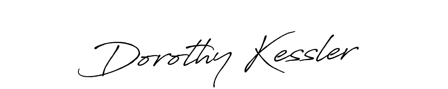 You should practise on your own different ways (Antro_Vectra_Bolder) to write your name (Dorothy Kessler) in signature. don't let someone else do it for you. Dorothy Kessler signature style 7 images and pictures png
