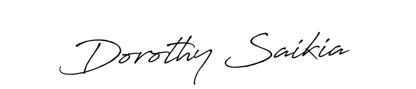 How to make Dorothy Saikia signature? Antro_Vectra_Bolder is a professional autograph style. Create handwritten signature for Dorothy Saikia name. Dorothy Saikia signature style 7 images and pictures png