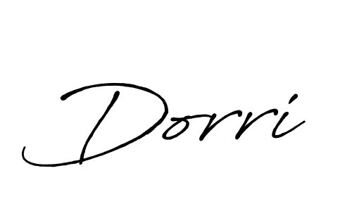 How to make Dorri name signature. Use Antro_Vectra_Bolder style for creating short signs online. This is the latest handwritten sign. Dorri signature style 7 images and pictures png