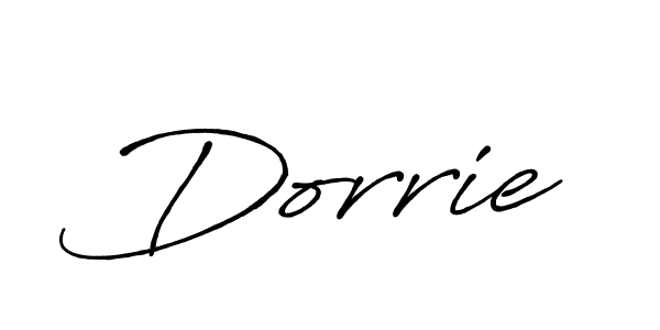 Make a beautiful signature design for name Dorrie. Use this online signature maker to create a handwritten signature for free. Dorrie signature style 7 images and pictures png