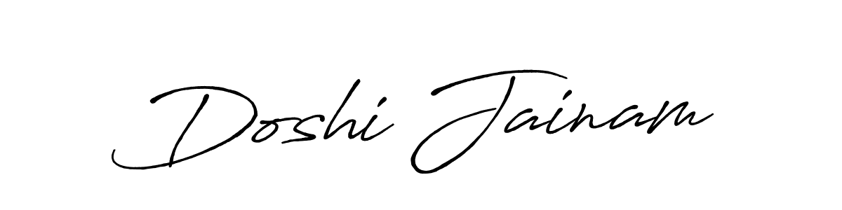 How to make Doshi Jainam signature? Antro_Vectra_Bolder is a professional autograph style. Create handwritten signature for Doshi Jainam name. Doshi Jainam signature style 7 images and pictures png