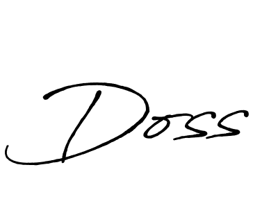 Also we have Doss name is the best signature style. Create professional handwritten signature collection using Antro_Vectra_Bolder autograph style. Doss signature style 7 images and pictures png