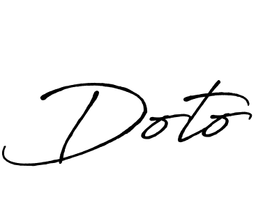 Design your own signature with our free online signature maker. With this signature software, you can create a handwritten (Antro_Vectra_Bolder) signature for name Doto. Doto signature style 7 images and pictures png