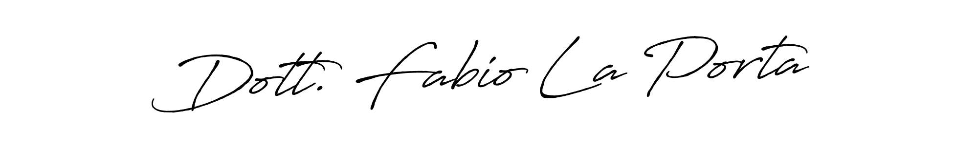 Make a beautiful signature design for name Dott. Fabio La Porta. Use this online signature maker to create a handwritten signature for free. Dott. Fabio La Porta signature style 7 images and pictures png