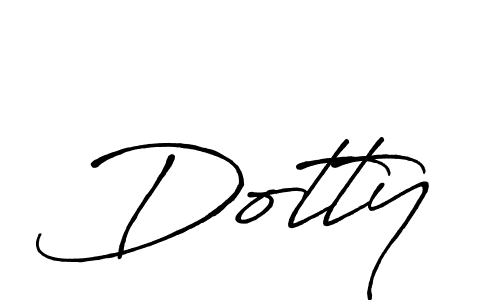 It looks lik you need a new signature style for name Dotty. Design unique handwritten (Antro_Vectra_Bolder) signature with our free signature maker in just a few clicks. Dotty signature style 7 images and pictures png