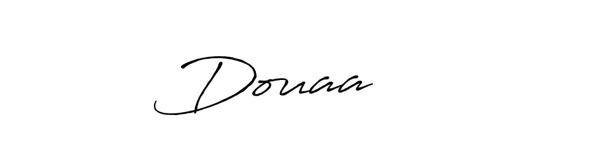Once you've used our free online signature maker to create your best signature Antro_Vectra_Bolder style, it's time to enjoy all of the benefits that Douaa ❤️ name signing documents. Douaa ❤️ signature style 7 images and pictures png