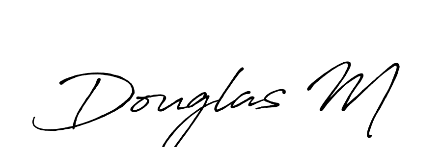 Antro_Vectra_Bolder is a professional signature style that is perfect for those who want to add a touch of class to their signature. It is also a great choice for those who want to make their signature more unique. Get Douglas M name to fancy signature for free. Douglas M signature style 7 images and pictures png