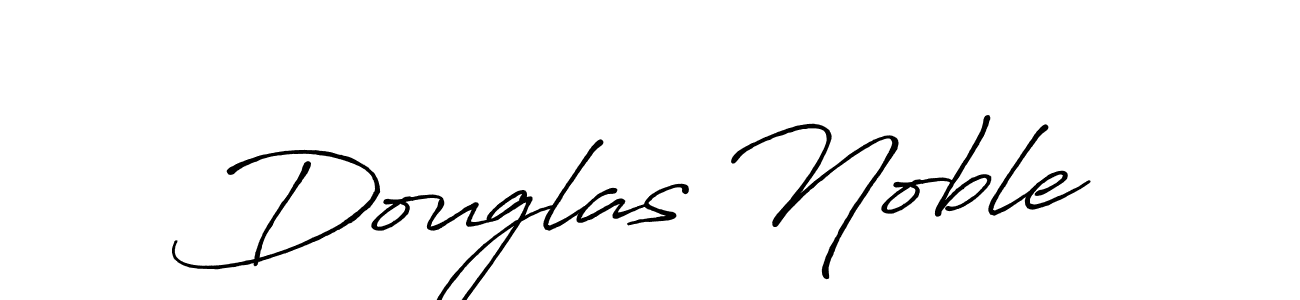 Create a beautiful signature design for name Douglas Noble. With this signature (Antro_Vectra_Bolder) fonts, you can make a handwritten signature for free. Douglas Noble signature style 7 images and pictures png