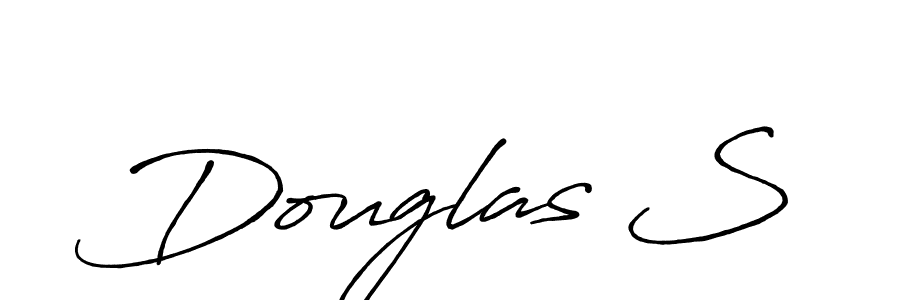 How to make Douglas S name signature. Use Antro_Vectra_Bolder style for creating short signs online. This is the latest handwritten sign. Douglas S signature style 7 images and pictures png