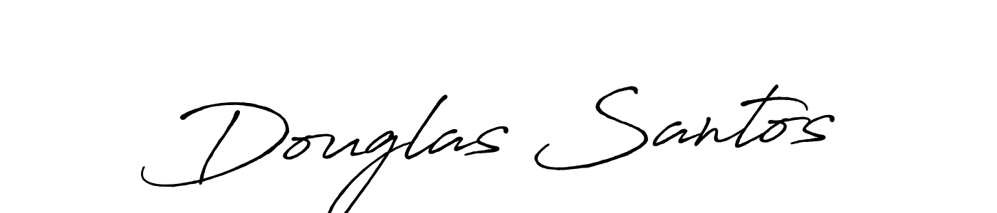 Use a signature maker to create a handwritten signature online. With this signature software, you can design (Antro_Vectra_Bolder) your own signature for name Douglas Santos. Douglas Santos signature style 7 images and pictures png