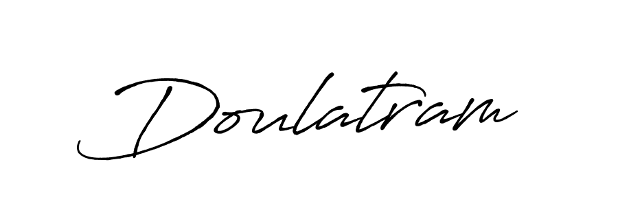 Use a signature maker to create a handwritten signature online. With this signature software, you can design (Antro_Vectra_Bolder) your own signature for name Doulatram. Doulatram signature style 7 images and pictures png