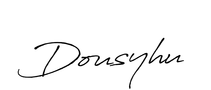 Make a beautiful signature design for name Dousyhu. Use this online signature maker to create a handwritten signature for free. Dousyhu signature style 7 images and pictures png