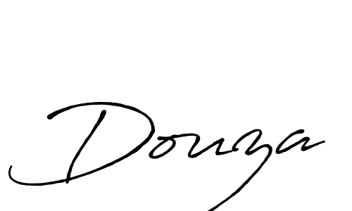 Create a beautiful signature design for name Douza. With this signature (Antro_Vectra_Bolder) fonts, you can make a handwritten signature for free. Douza signature style 7 images and pictures png