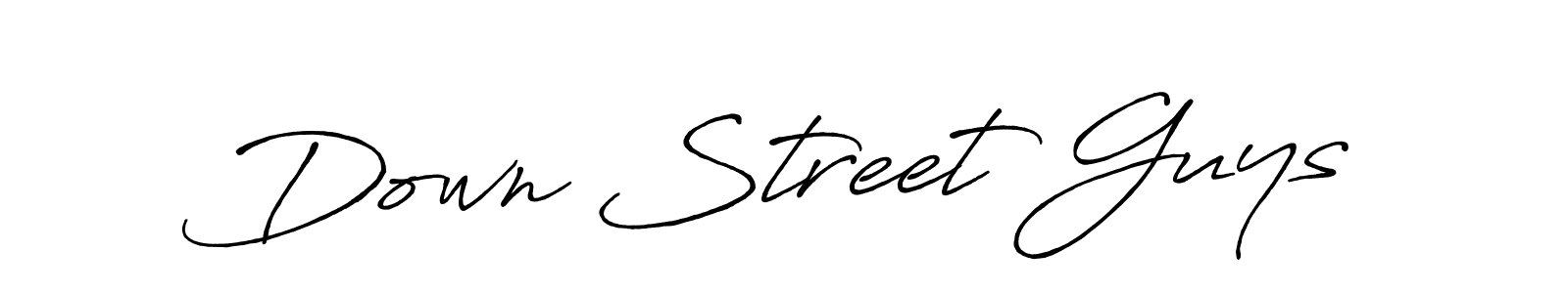 The best way (Antro_Vectra_Bolder) to make a short signature is to pick only two or three words in your name. The name Down Street Guys include a total of six letters. For converting this name. Down Street Guys signature style 7 images and pictures png