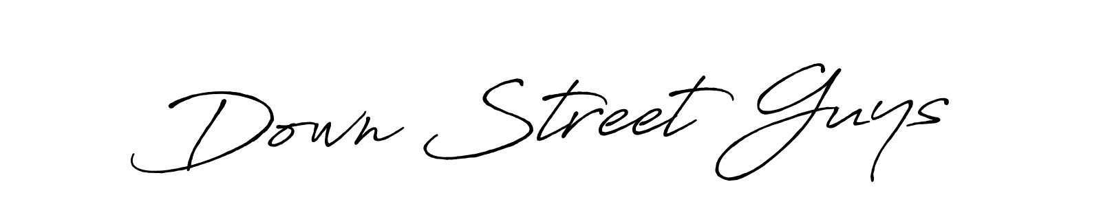 The best way (Antro_Vectra_Bolder) to make a short signature is to pick only two or three words in your name. The name Down Street Guys include a total of six letters. For converting this name. Down Street Guys signature style 7 images and pictures png