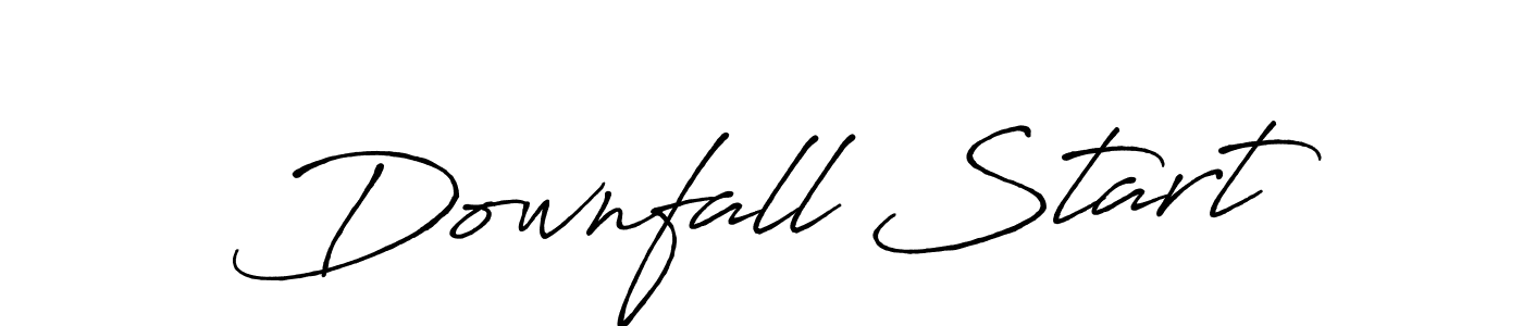 Make a beautiful signature design for name Downfall Start. Use this online signature maker to create a handwritten signature for free. Downfall Start signature style 7 images and pictures png