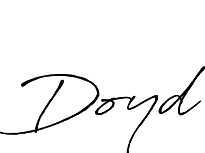 How to make Doyd name signature. Use Antro_Vectra_Bolder style for creating short signs online. This is the latest handwritten sign. Doyd signature style 7 images and pictures png