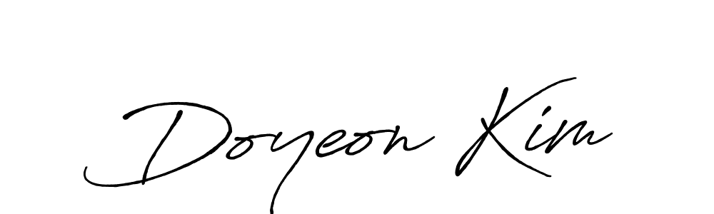 Also we have Doyeon Kim name is the best signature style. Create professional handwritten signature collection using Antro_Vectra_Bolder autograph style. Doyeon Kim signature style 7 images and pictures png