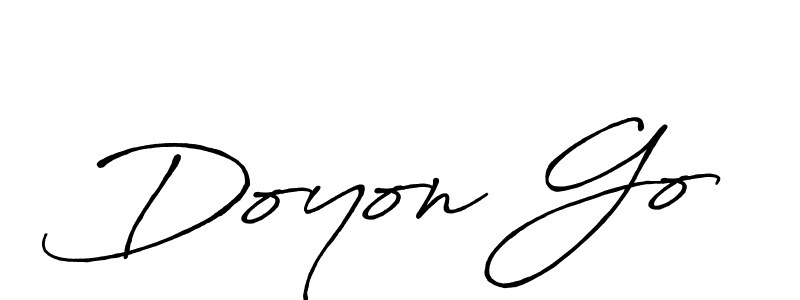 The best way (Antro_Vectra_Bolder) to make a short signature is to pick only two or three words in your name. The name Doyon Go include a total of six letters. For converting this name. Doyon Go signature style 7 images and pictures png