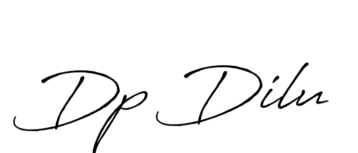 Also we have Dp Dilu name is the best signature style. Create professional handwritten signature collection using Antro_Vectra_Bolder autograph style. Dp Dilu signature style 7 images and pictures png